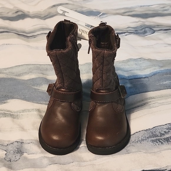 NWT! koala kids size 8 brown boots with zippers - Picture 1 of 8